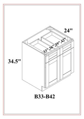 DOUBLE DOOR & DRAWER BASES