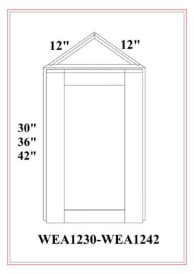 Wall Angle End Cabinet